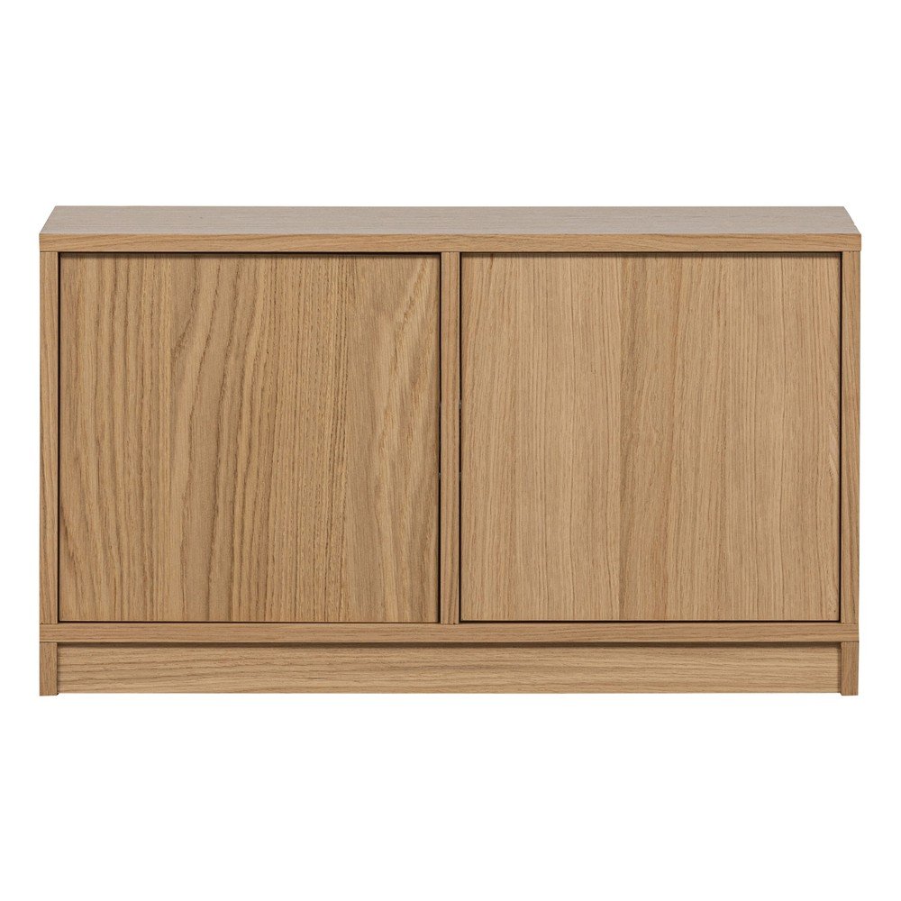 Natúr színű moduláris TV-állvány tölgyfa dekorral 77x44 cm Modulair – vtwonen