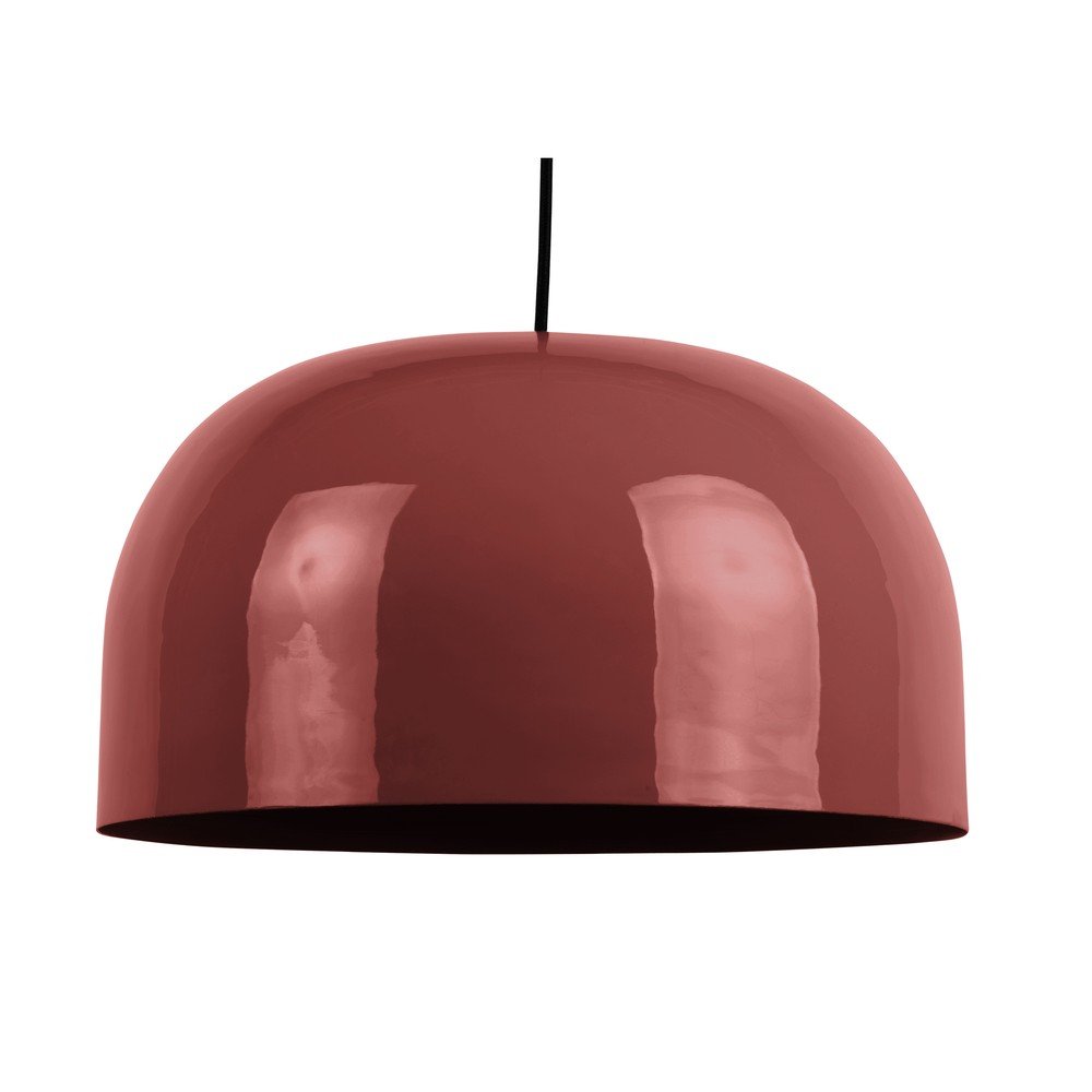Piros függőlámpa fém búrával ø 40 cm Dome – Leitmotiv