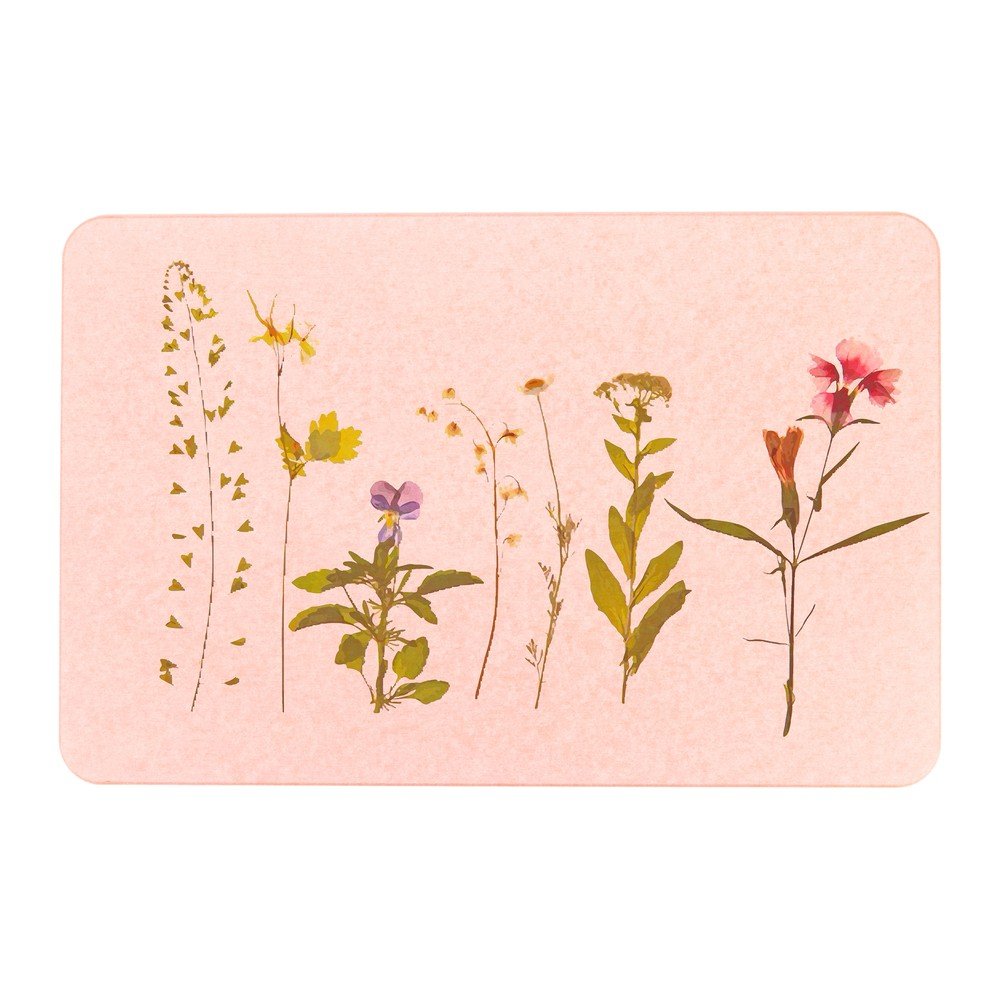 Rózsaszín kovaföld fürdőszobai kilépő 39x60 cm – Artsy Doormats