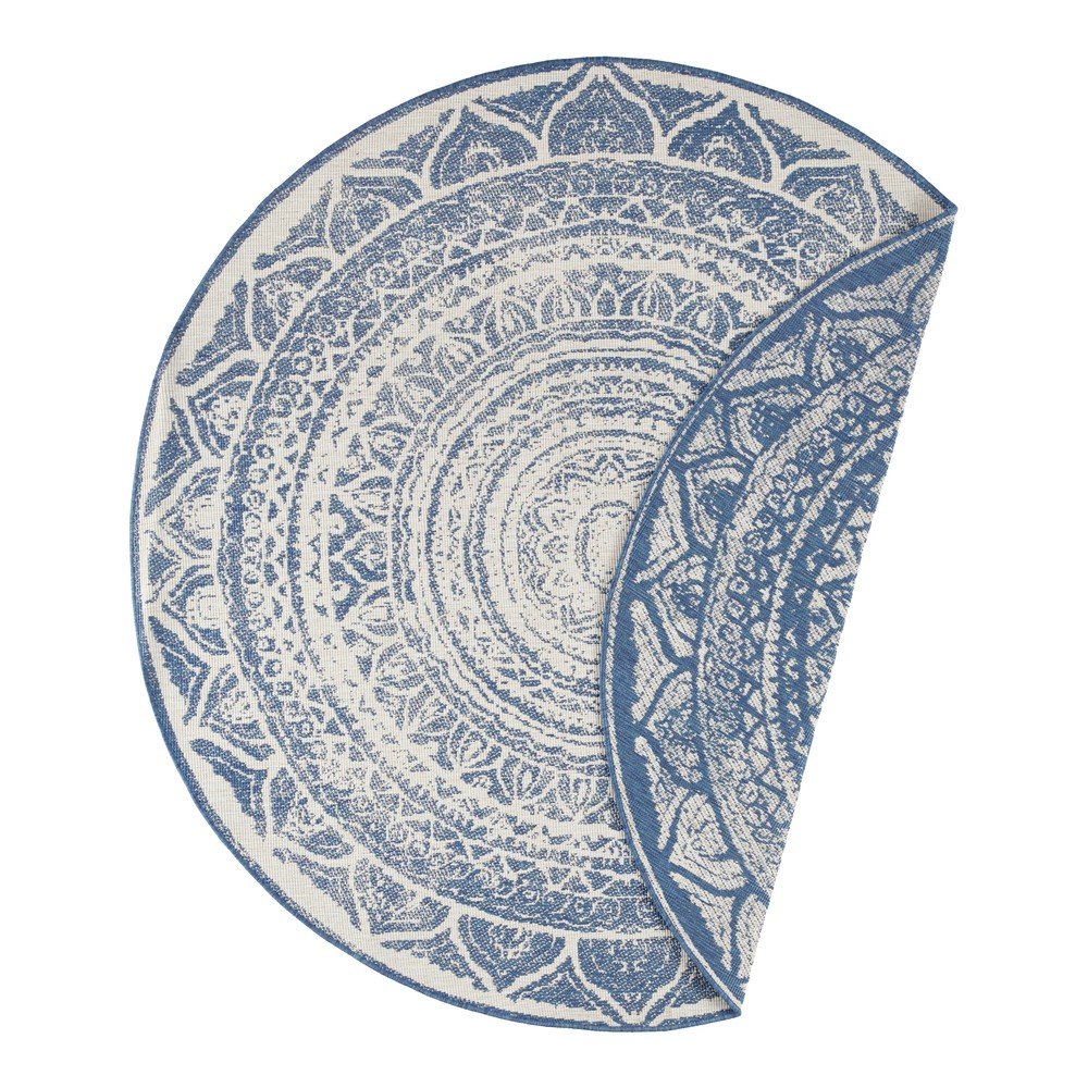 Siruma kék-krémszínű kültéri szőnyeg