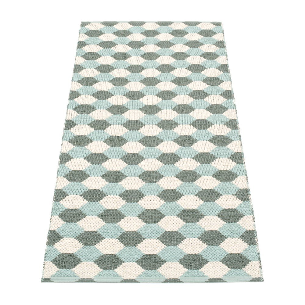 Zöld-türkiz kültéri-beltéri futószőnyeg 70x160 cm Dana Army – Pappelina