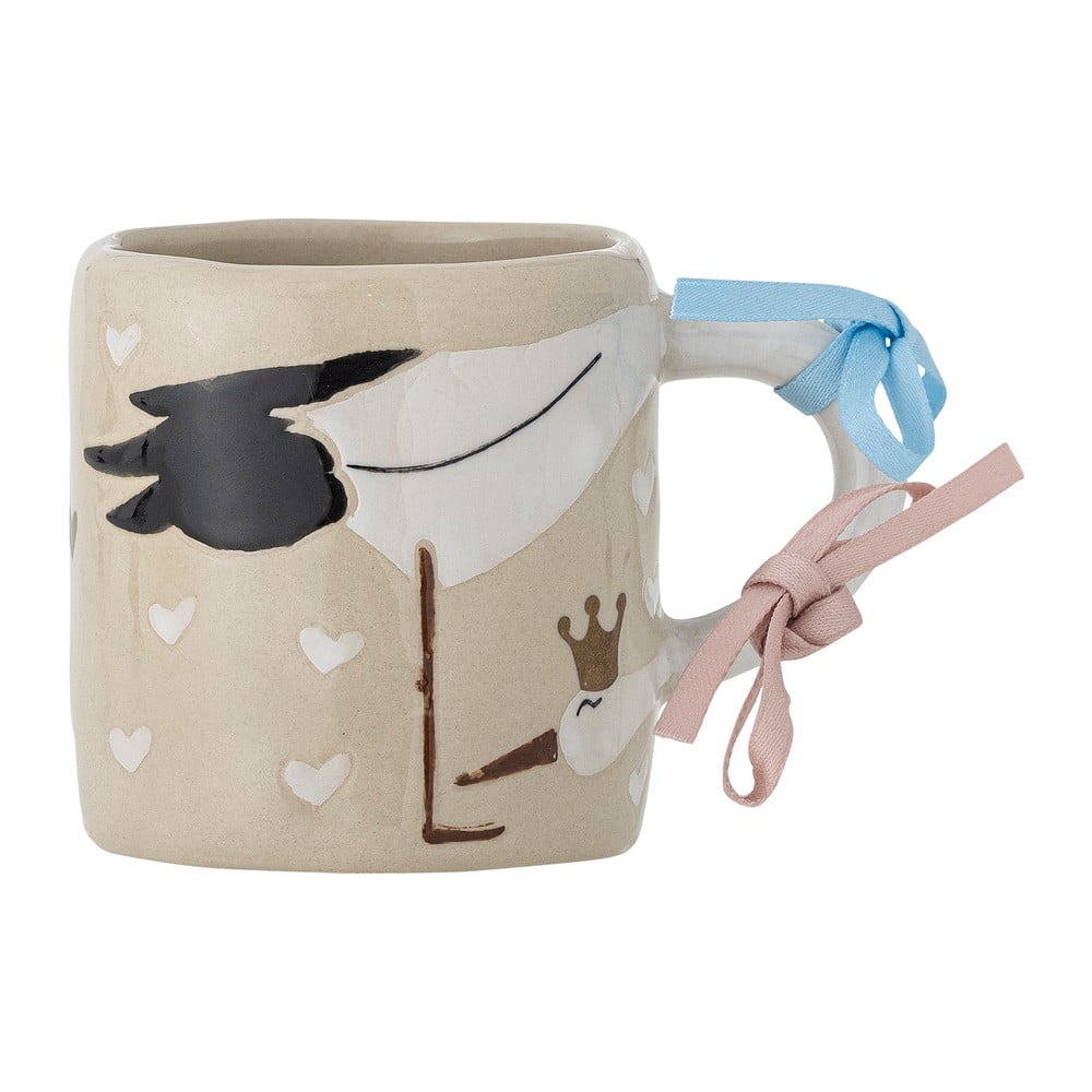 Bézs agyagkerámia bögre 225 ml Bambino – Bloomingville Mini