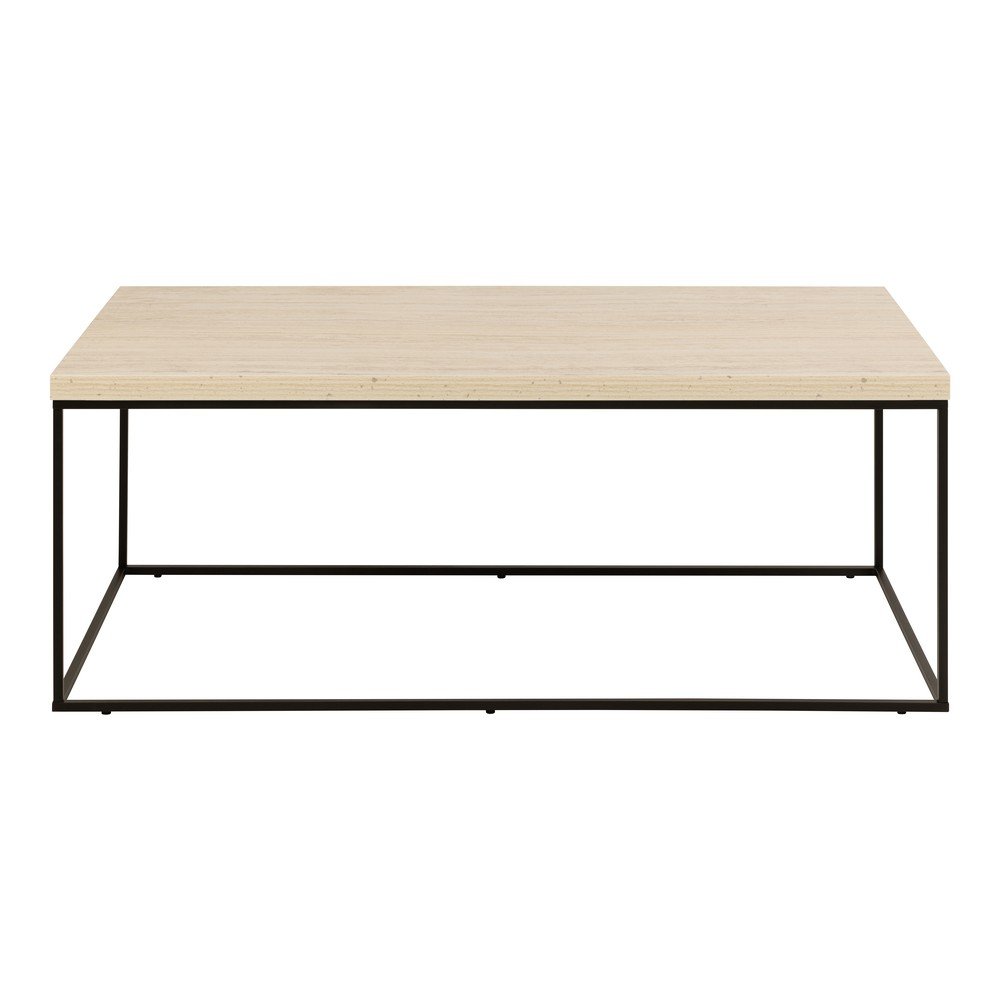 Bézs dohányzóasztal márvány dekoros asztallappal 55x110 cm Barossa – Actona