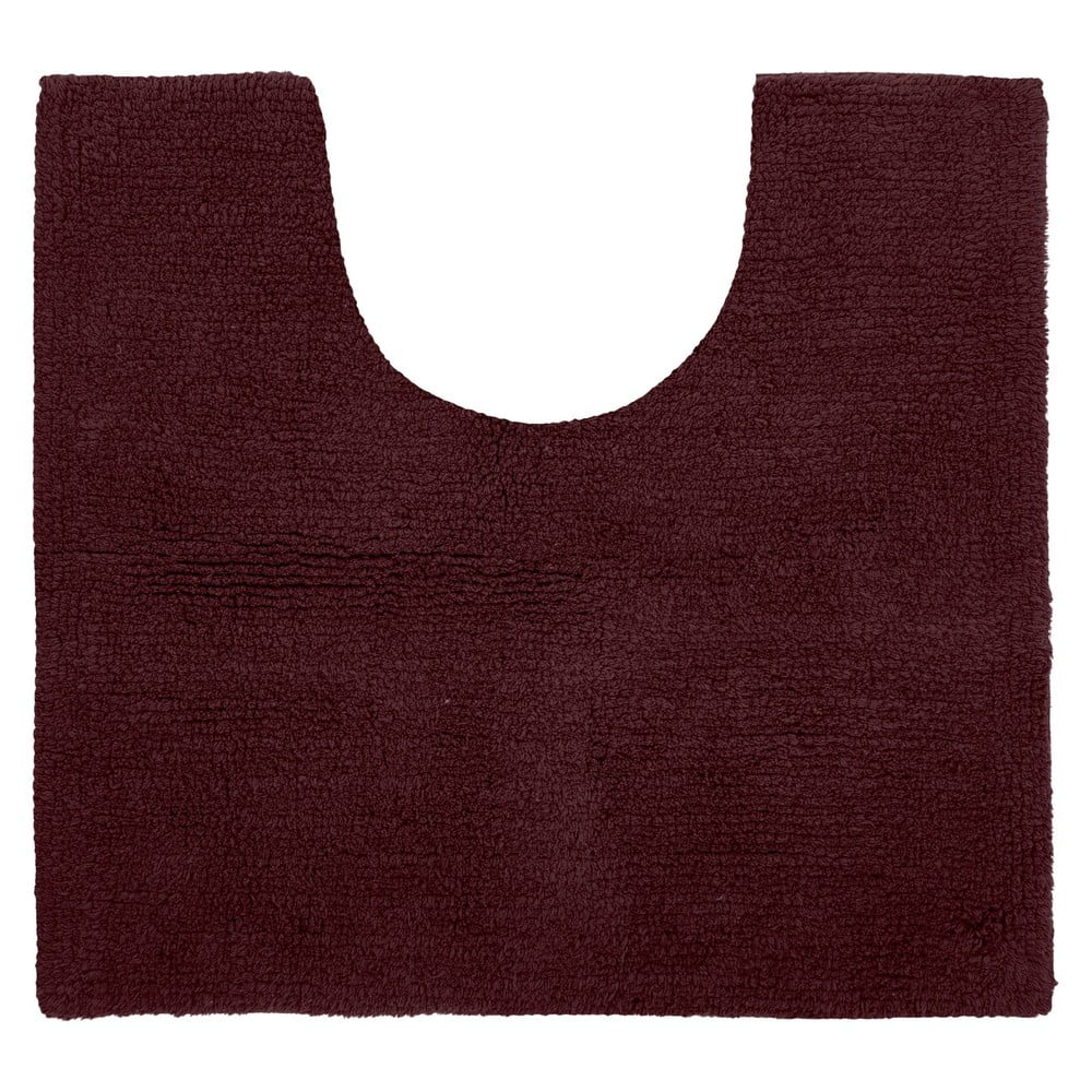 Borvörös fürdőszobai kilépő 50x45 cm Riva - Tiseco Home Studio