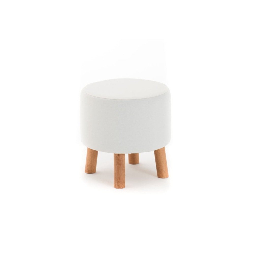 Fehér puff Silindir – Balcab Home