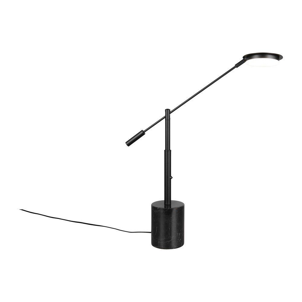 Fekete LED asztali lámpa (magasság 65 cm) Fiore – Trio Select