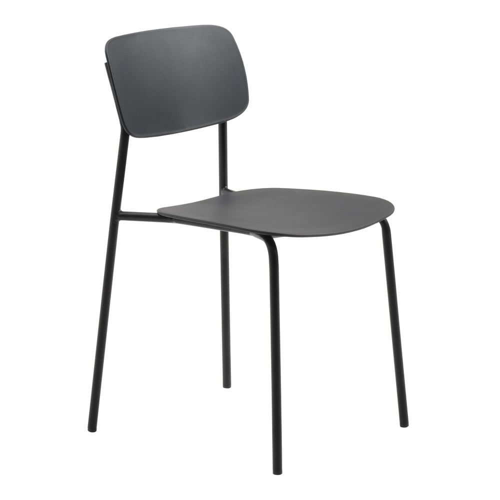 Fekete étkezőszék szett 2 db-os Kirkland – Unique Furniture