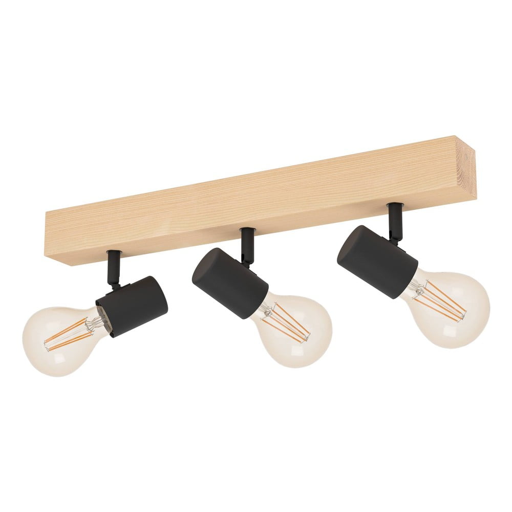 Fekete-natúr színű mennyezeti lámpa 5x48 cm TOWNSHEND 3 – EGLO