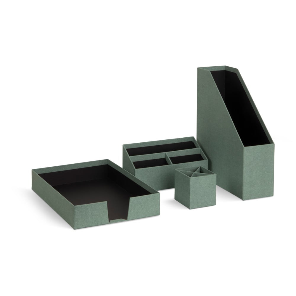 Karton rendszerező szett 4 db-os Hugo Canvas Paper Laminate – Bigso