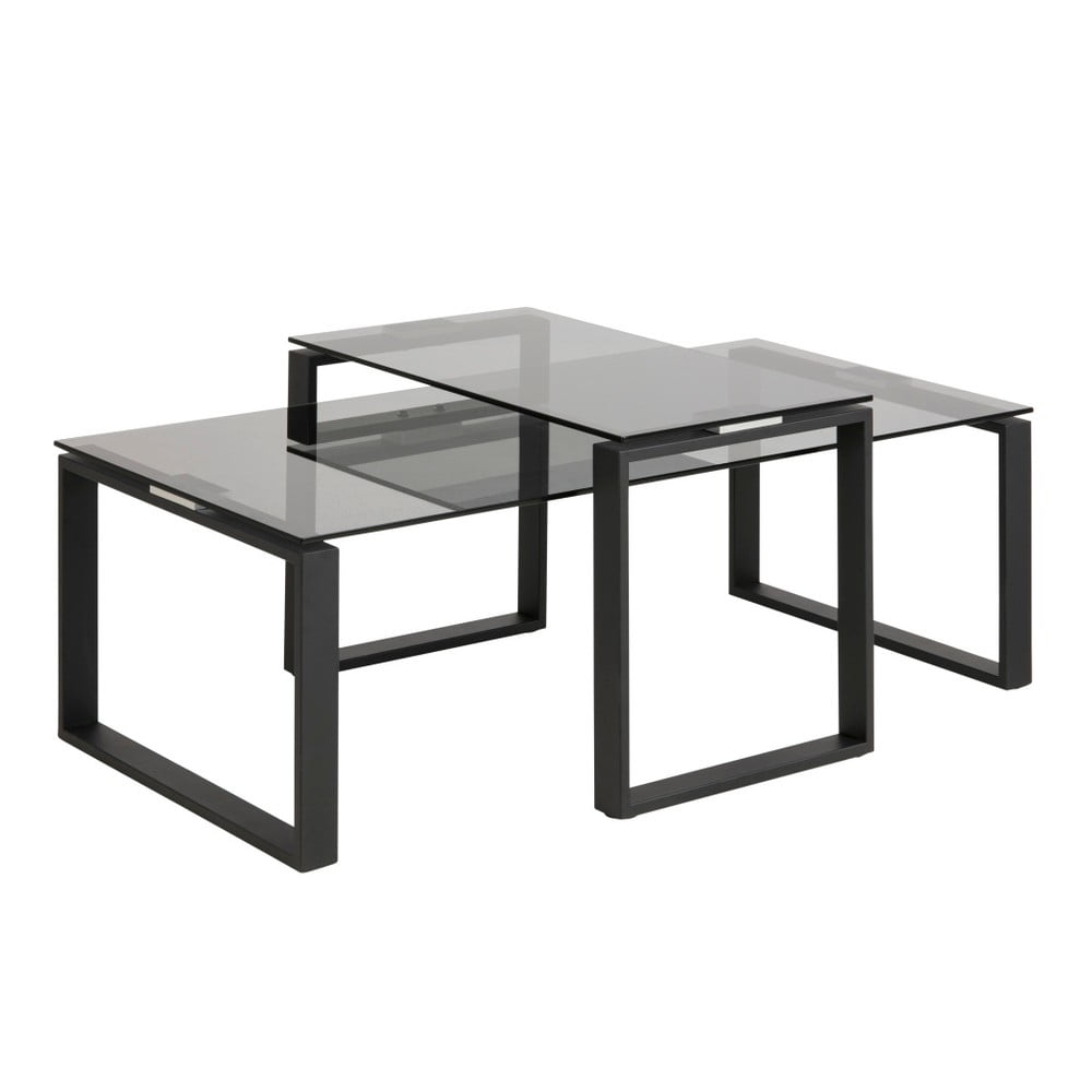 Katrine fekete dohányzóasztal - Actona