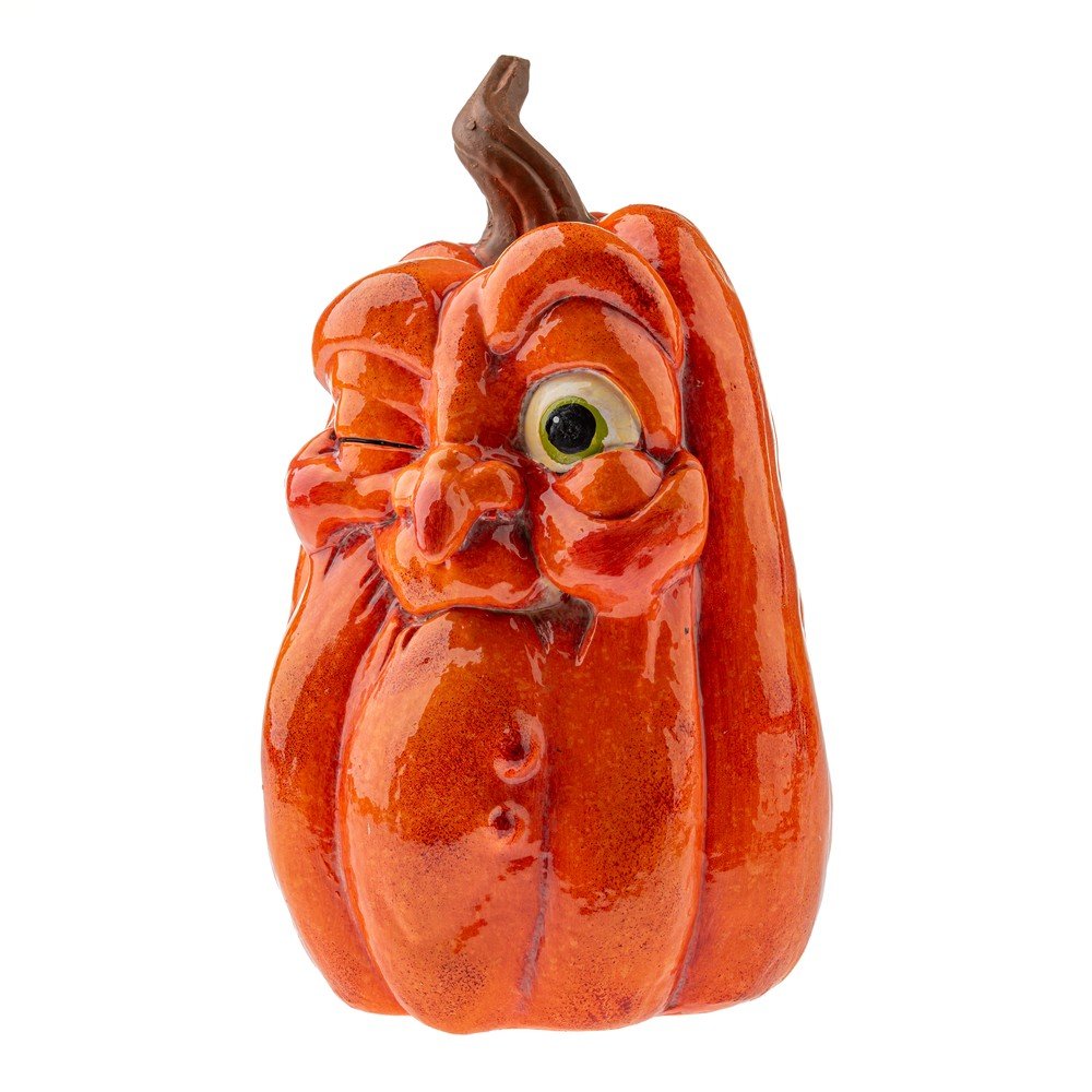 Kerámia gyertyatartó Halloween mintával Pumpkin – Dakls