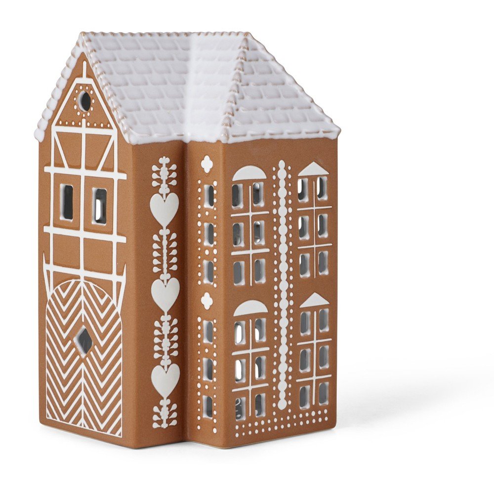 Kerámia gyertyatartó teamécseshez Gingerbread Lighthouse – Kähler Design