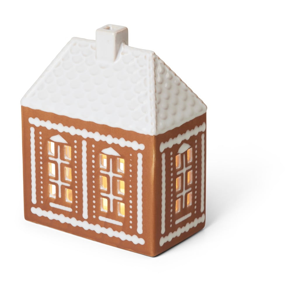 Kerámia gyertyatartó teamécseshez Gingerbread Lighthouse – Kähler Design