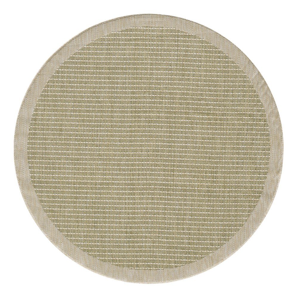 Khaki kerek kültéri-beltéri szőnyeg ø 160 cm Giza 1410 – Ayyildiz Carpets