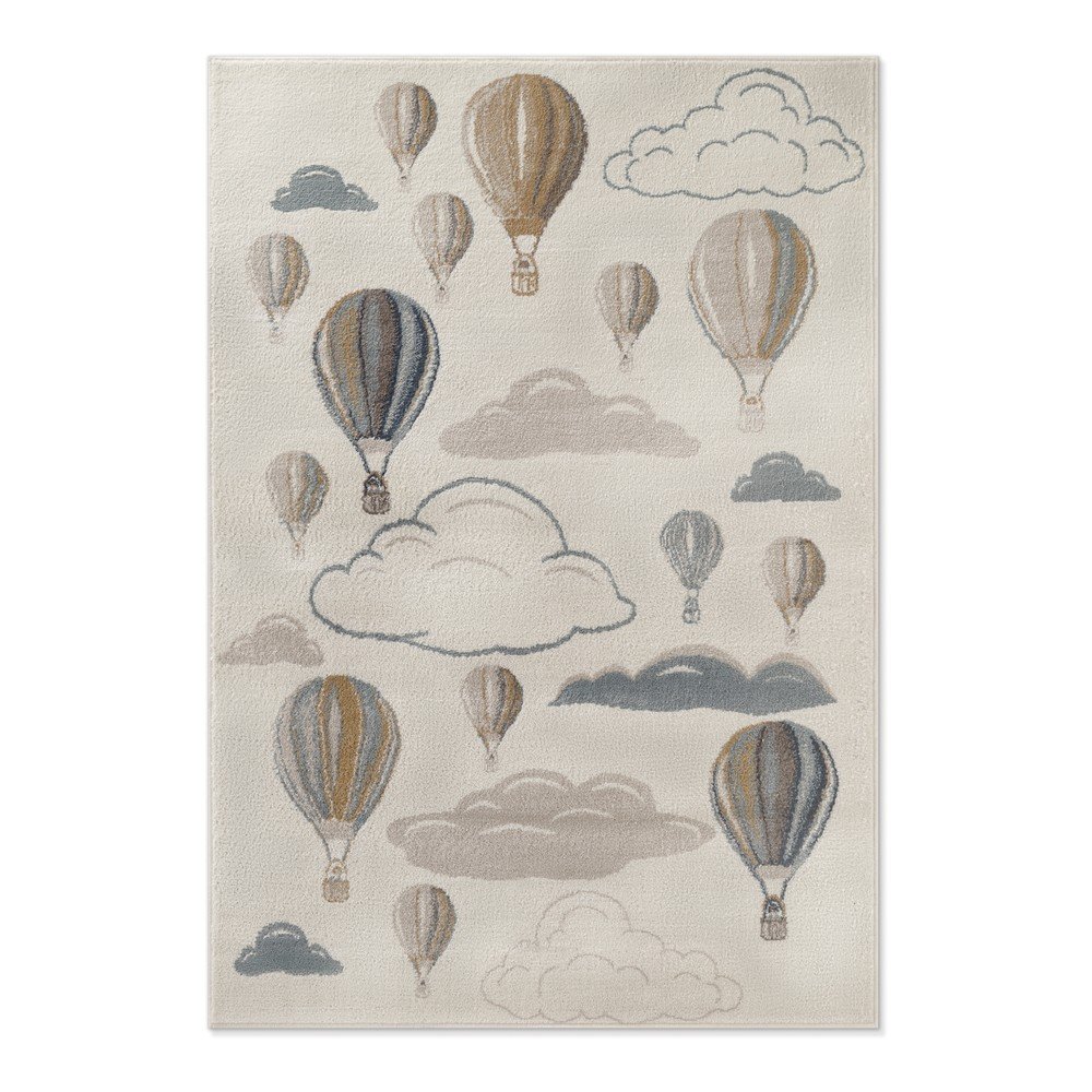 Krémszínű gyerek szőnyeg 120x170 cm Hot Air Balloon – Hanse Home