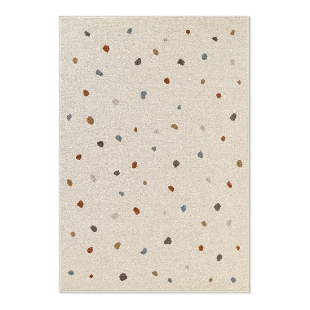 Krémszínű gyerek szőnyeg 200x290 cm Funny Dots – Hanse Home