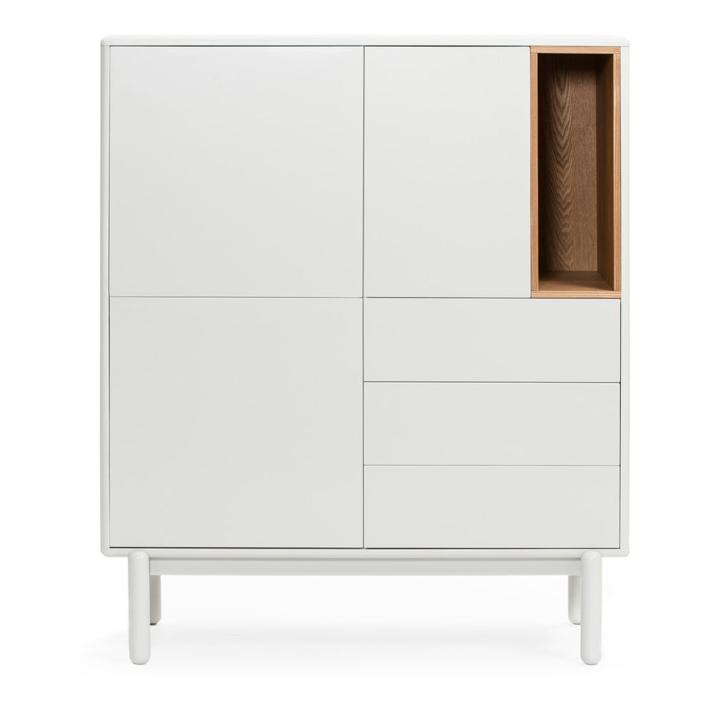 Krémszínű komód 100x120x40 cm Corvo – Teulat