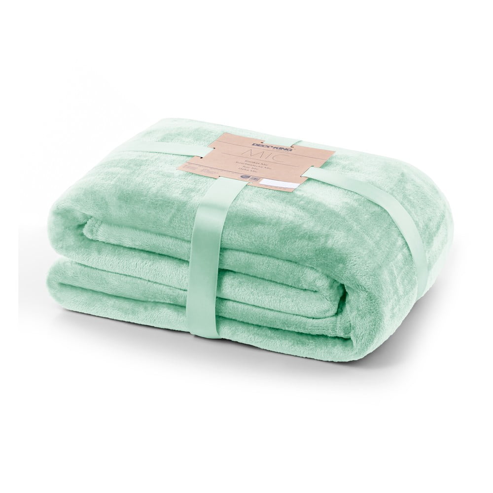 Mic mentazöld mikroszálas takaró