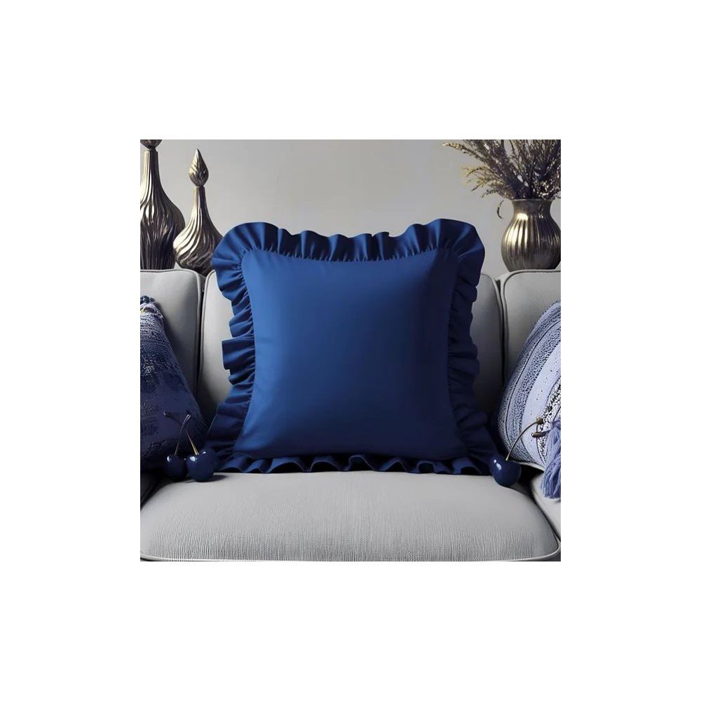 Pamutkeverék párnahuzat 40x40 cm Ruffled – Mila Home
