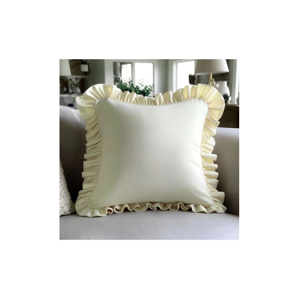Pamutkeverék párnahuzat 40x40 cm Ruffled – Mila Home