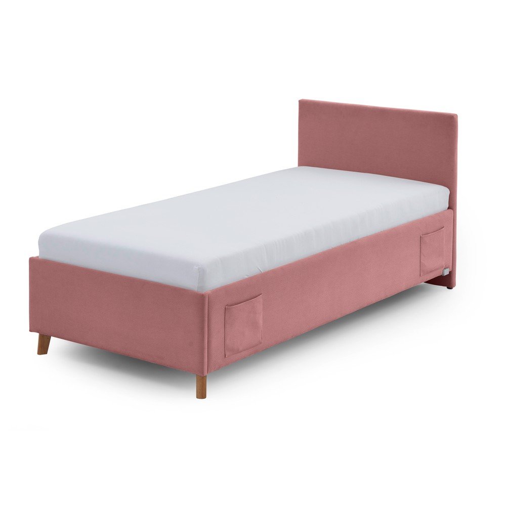 Rózsaszín ágyneműtartós gyerekágy 90x200 cm Cool – Meise Möbel
