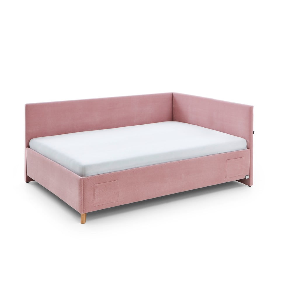 Rózsaszín sarok gyerekágy 140x200 cm Cool – Meise Möbel