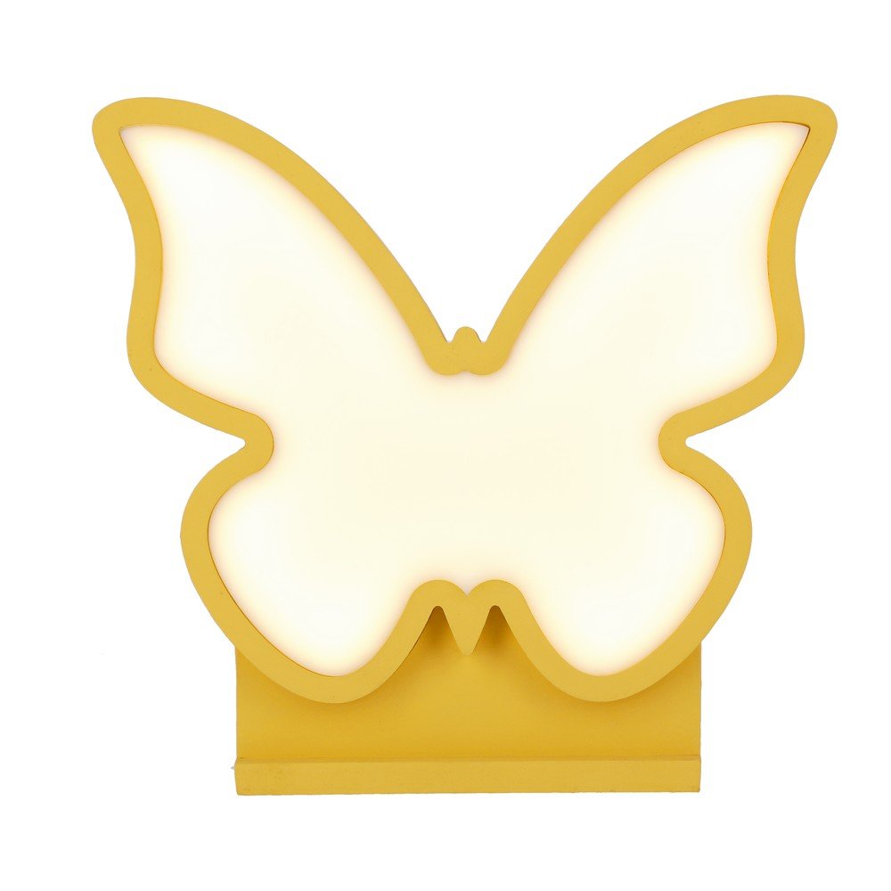 Sárga gyerek éjjelilámpa Butterfly – Candellux Lighting