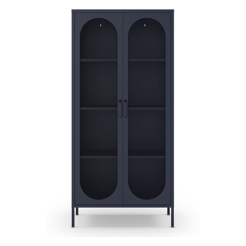 Sötétkék szekrény 80x170 cm Diora – Marckeric