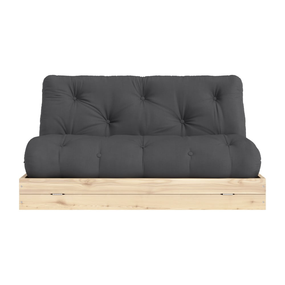 Sötétszürke kinyitható kanapé 145 cm Flip – Karup Design