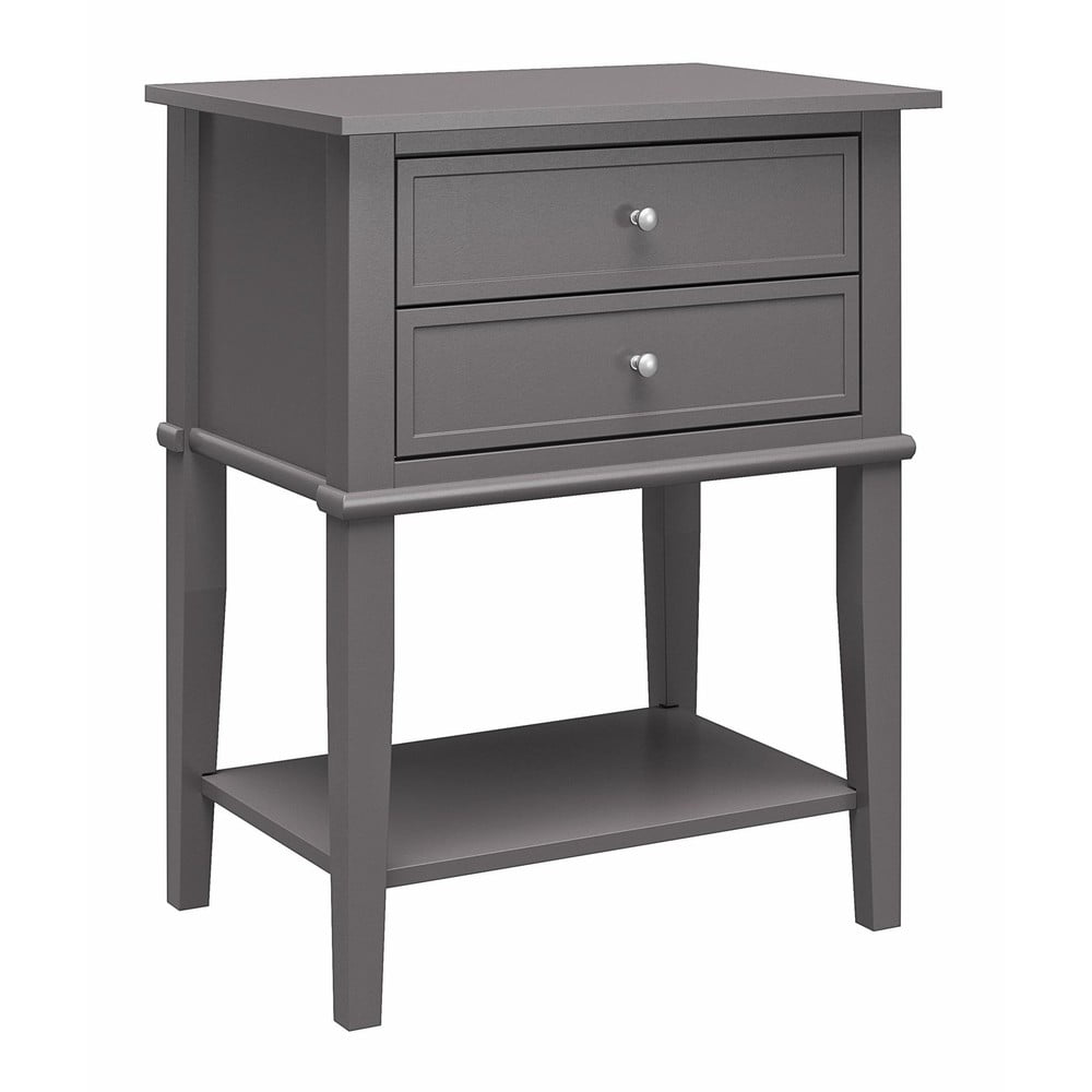 Szürke éjjeliszekrény Franklin – Støraa