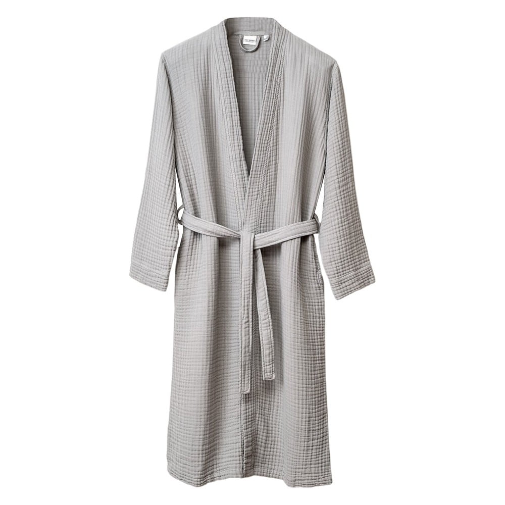 Szürke muszlin fürdőköpeny L/XL Kimono – Foutastic