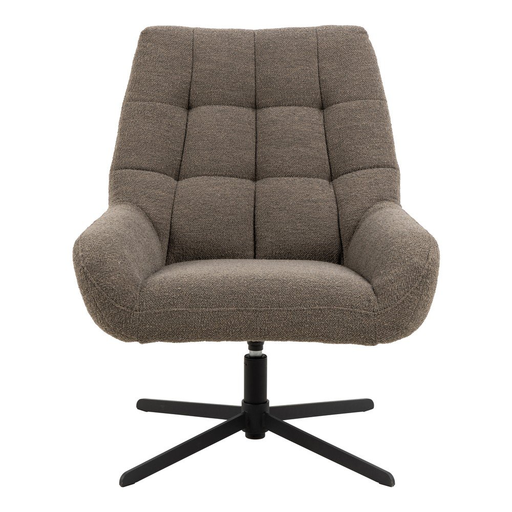 Szürkésbarna buklé fotel Paris – Actona