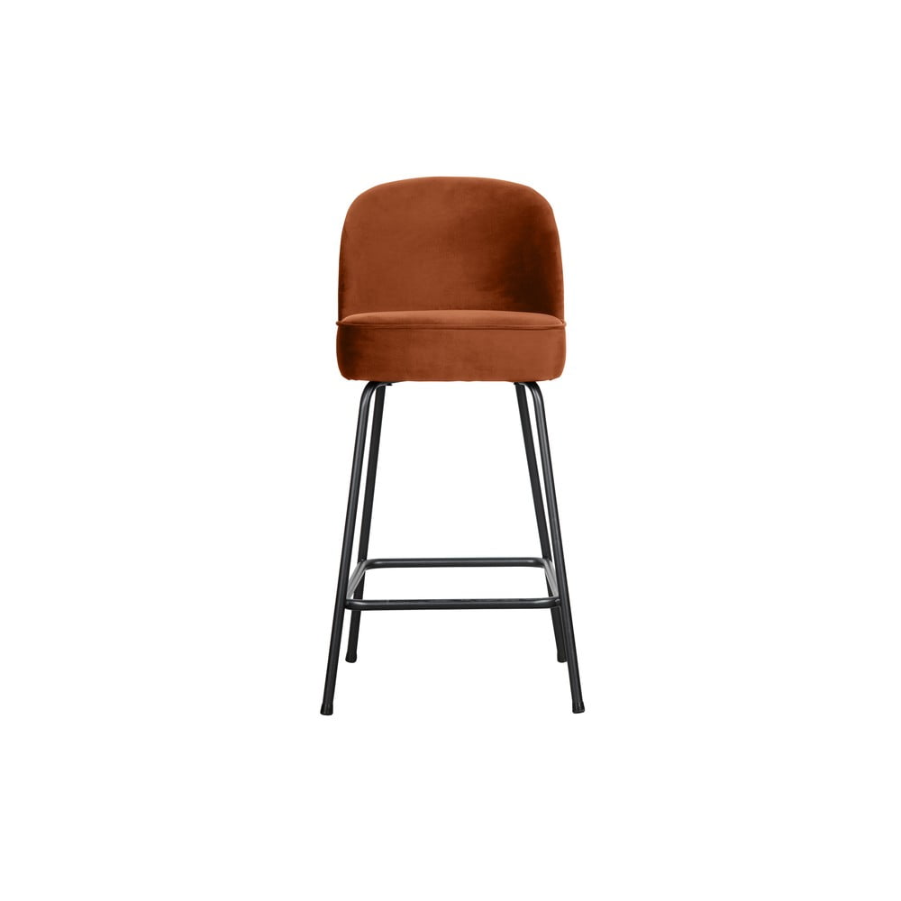 Téglavörös bársony bárszék (ülésmagasság 64 cm) Vogue – WOOOD