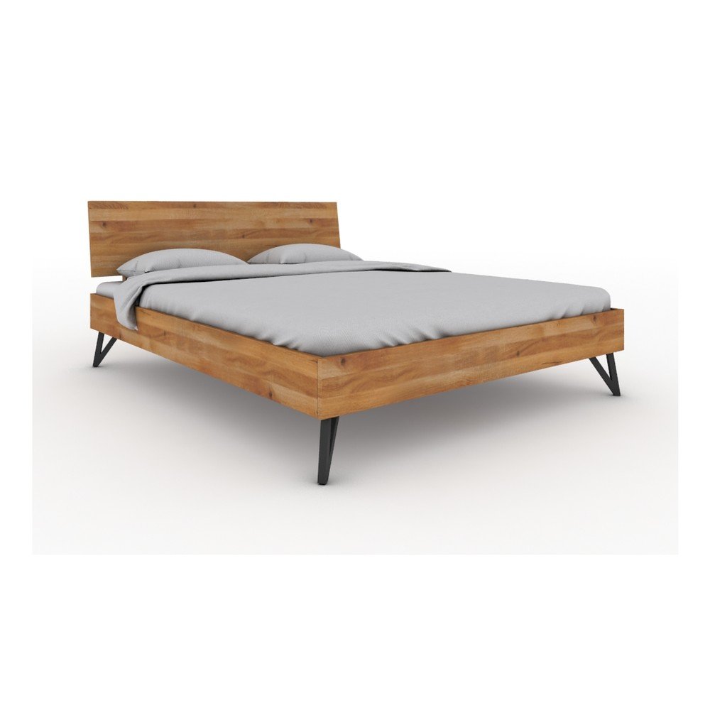 Tölgyfa franciaágy 180x200 cm Golo 2 - The Beds