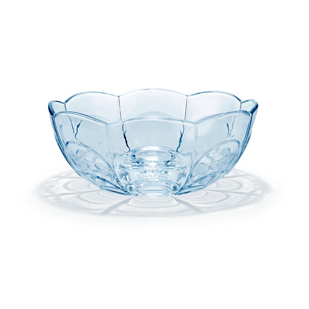 Világoskék üveg tálka ø 23 cm Lily – Holmegaard