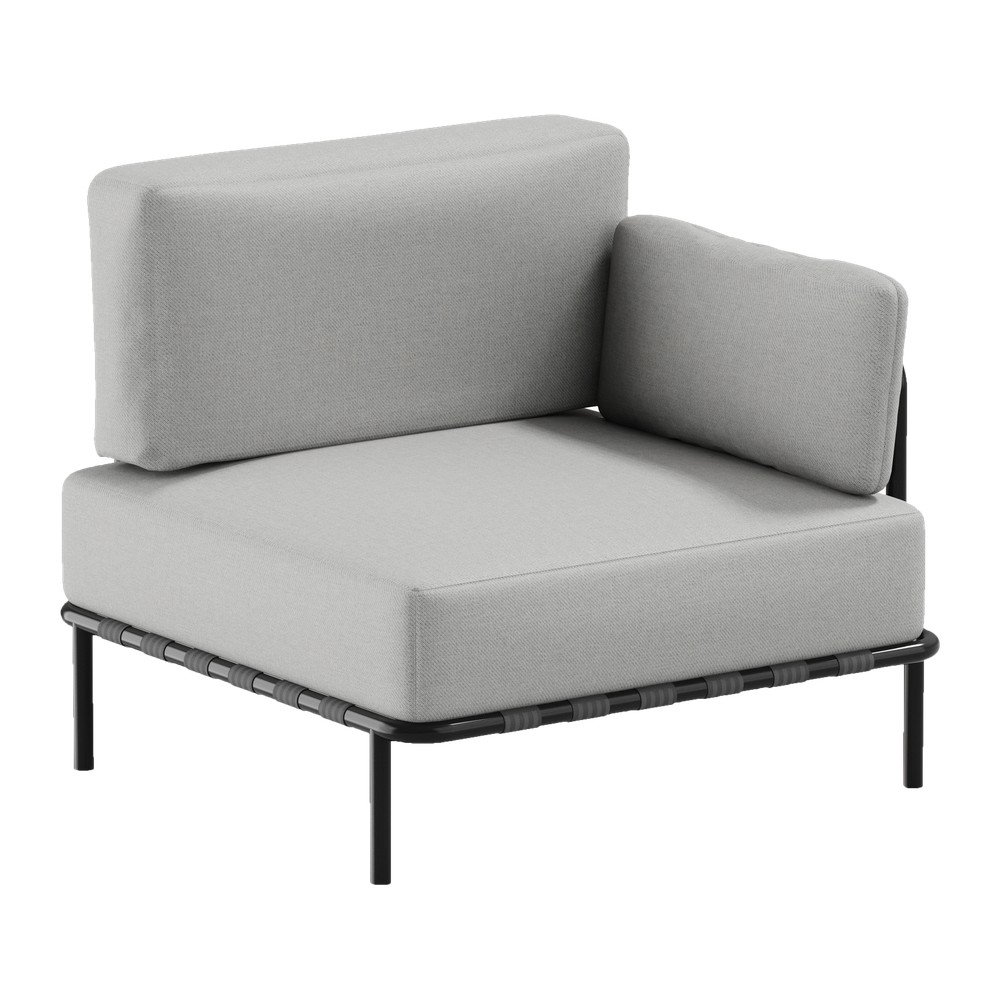 Világosszürke kerti kanapé modul (variálható) Salve – Sit Sit