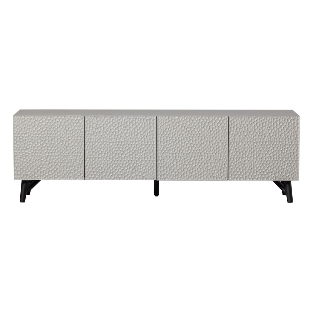 Világosszürke mangófa TV-állvány 185x56x46 cm Carved – WOOOD