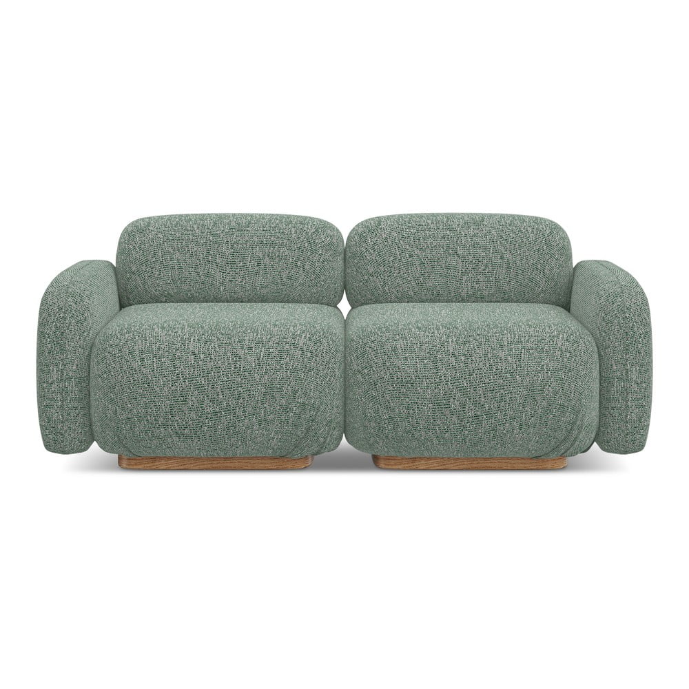 Világoszöld moduláris kanapé 190 cm Ailani – Makamii