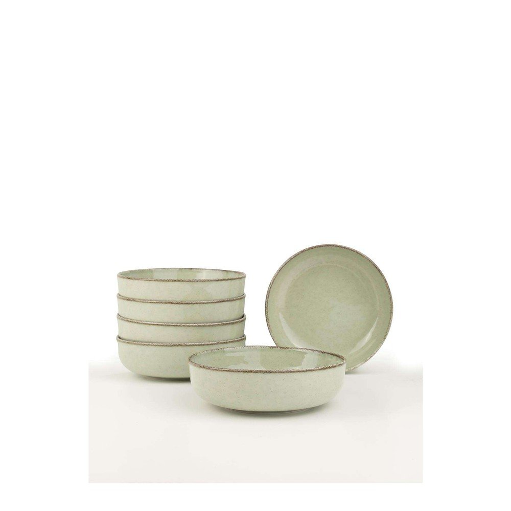 Világoszöld porcelán tálka szett 6 db-os 75 ml – Hermia