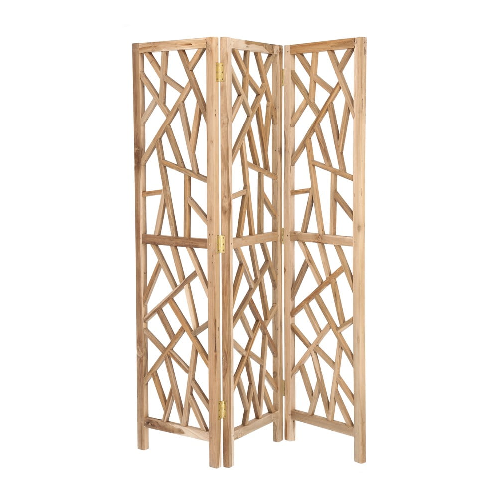AUSTY összecsukható fa paraván - Kave Home