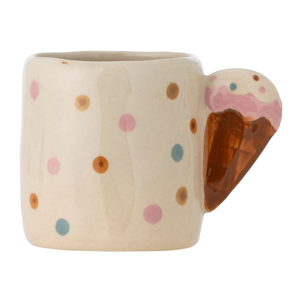 Bézs agyagkerámia bögre 255 ml Creamy – Bloomingville Mini