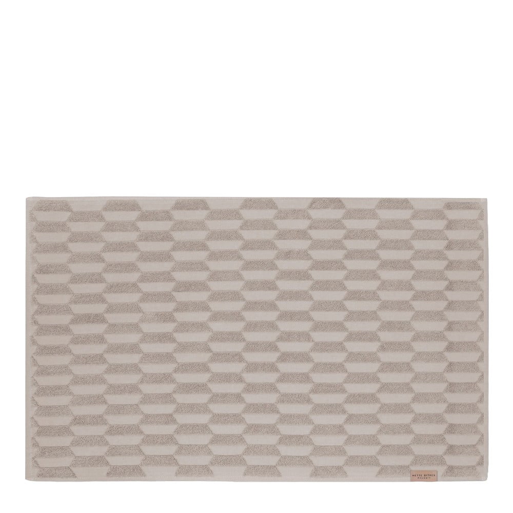 Bézs fürdőszobai kilépő 50x80 cm Geo – Mette Ditmer Denmark