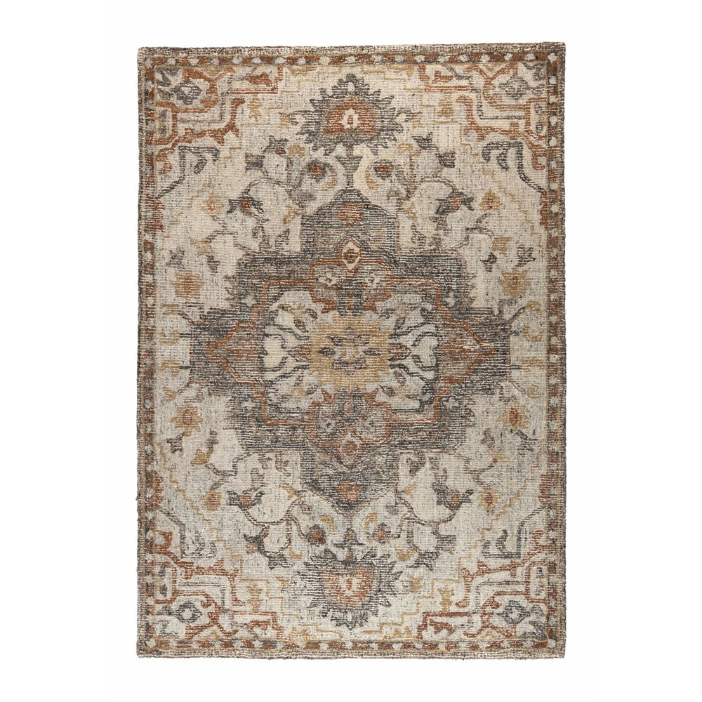 Bézs gyapjúkeverék szőnyeg 160x230 cm Amori – Dutchbone