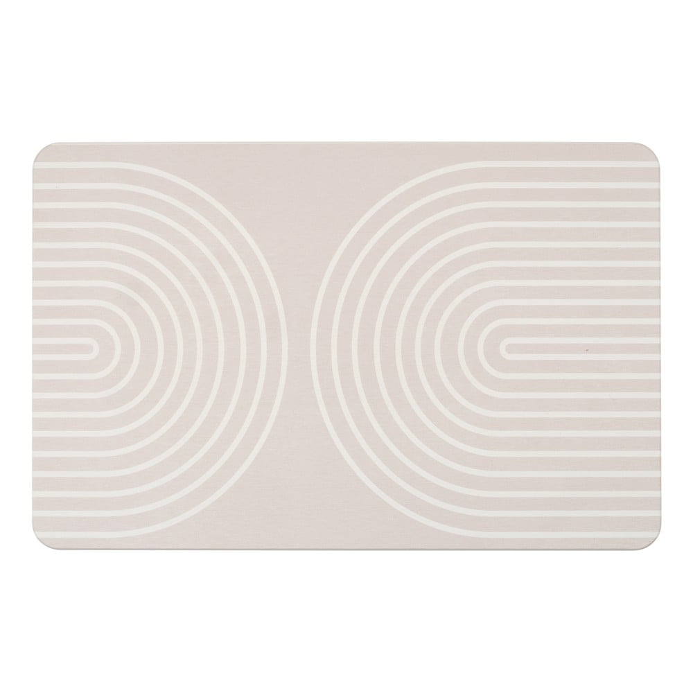 Bézs kovaföld fürdőszobai kilépő 39x60 cm Nazca – Wenko