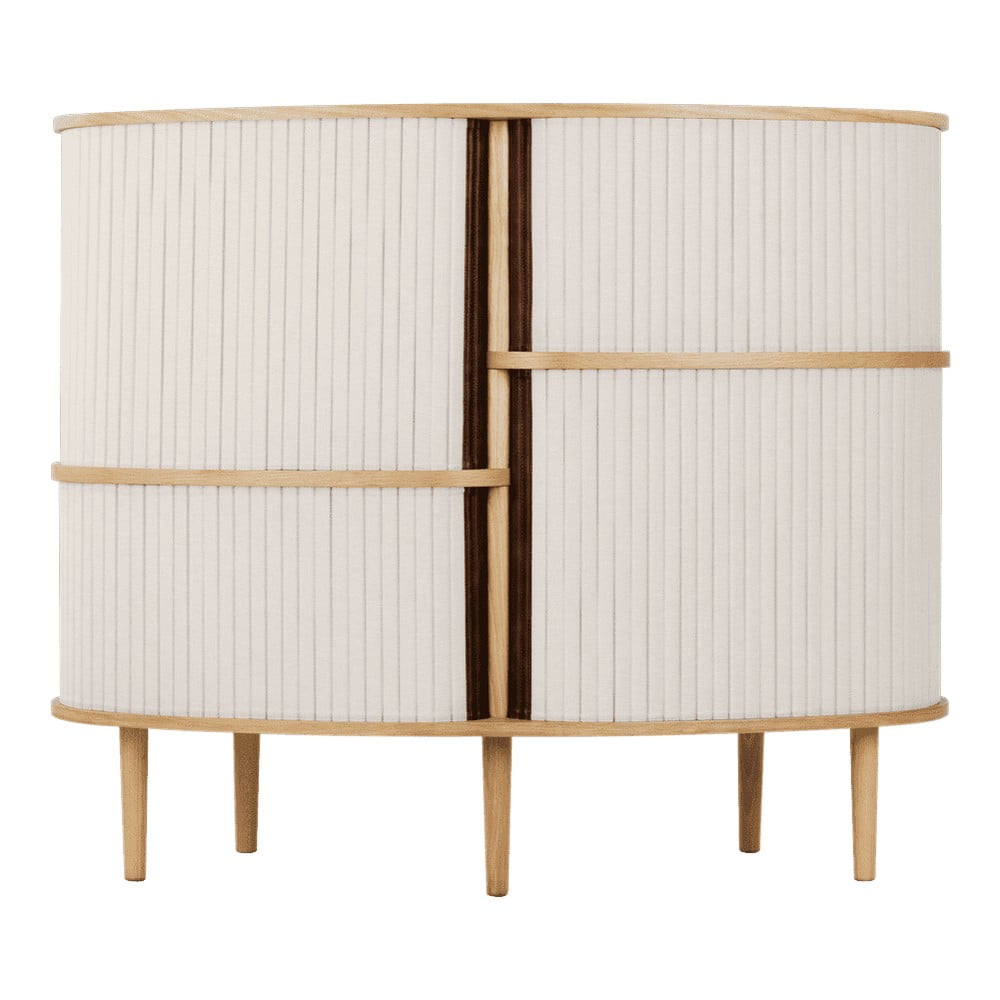 Bézs-natúr színű szekrény tolóajtóval