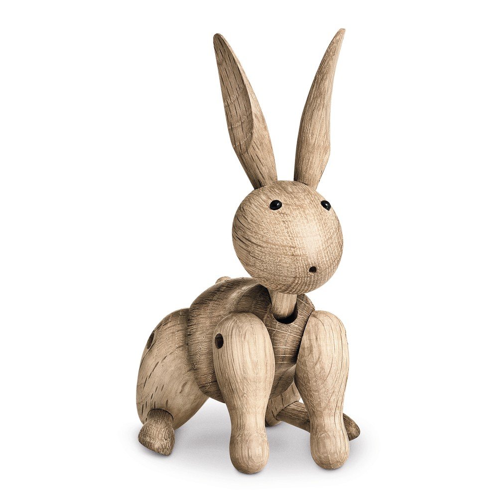 Bojesen Denmark Rabbit dekorációs figura tömör tölgyfából - Kay