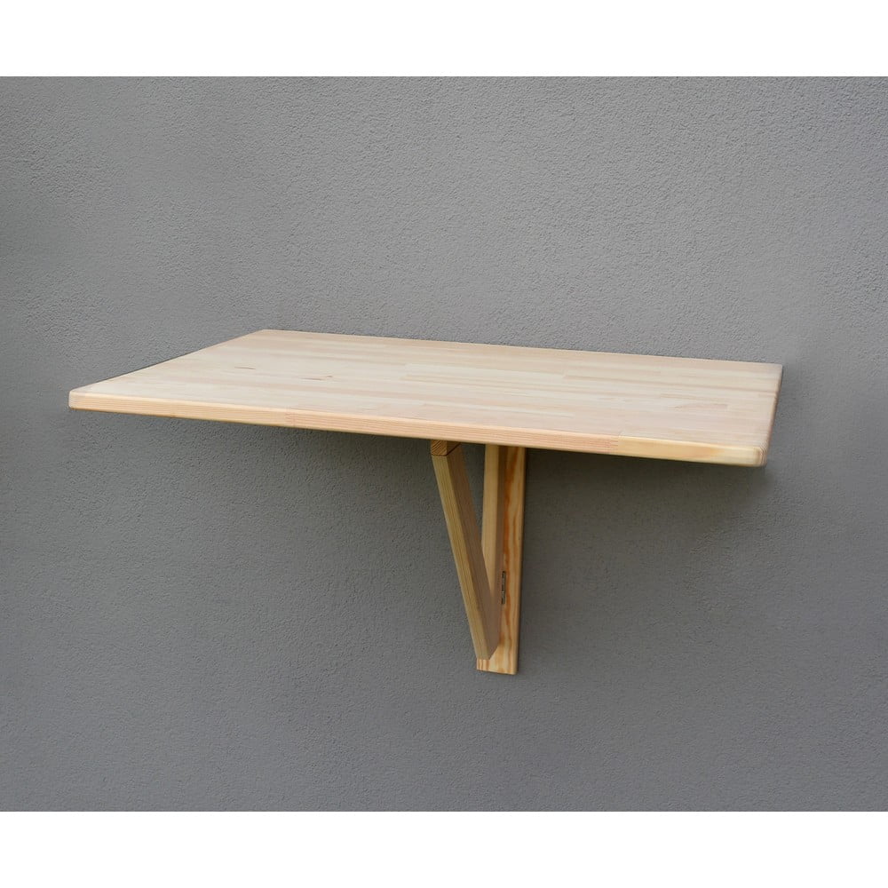 Borovi fenyő függő erkélyasztal 59x79 cm – Rojaplast