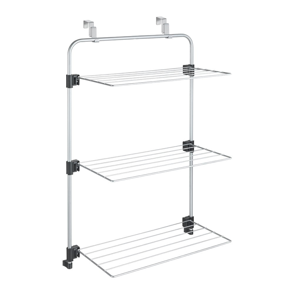 Ezüstszínű függő ruhaszárító 11 m Gale – Metaltex