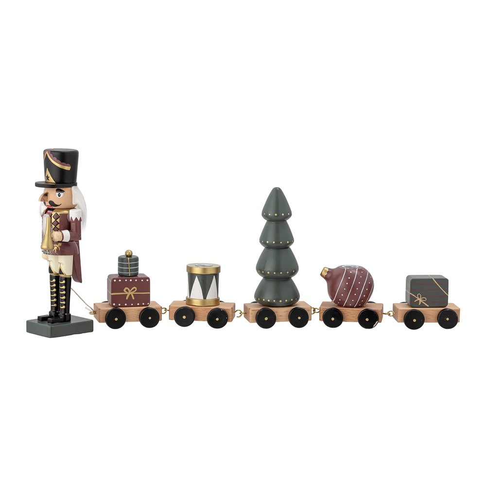 Fa gyertyatartó karácsonyi mintával Vadim – Bloomingville