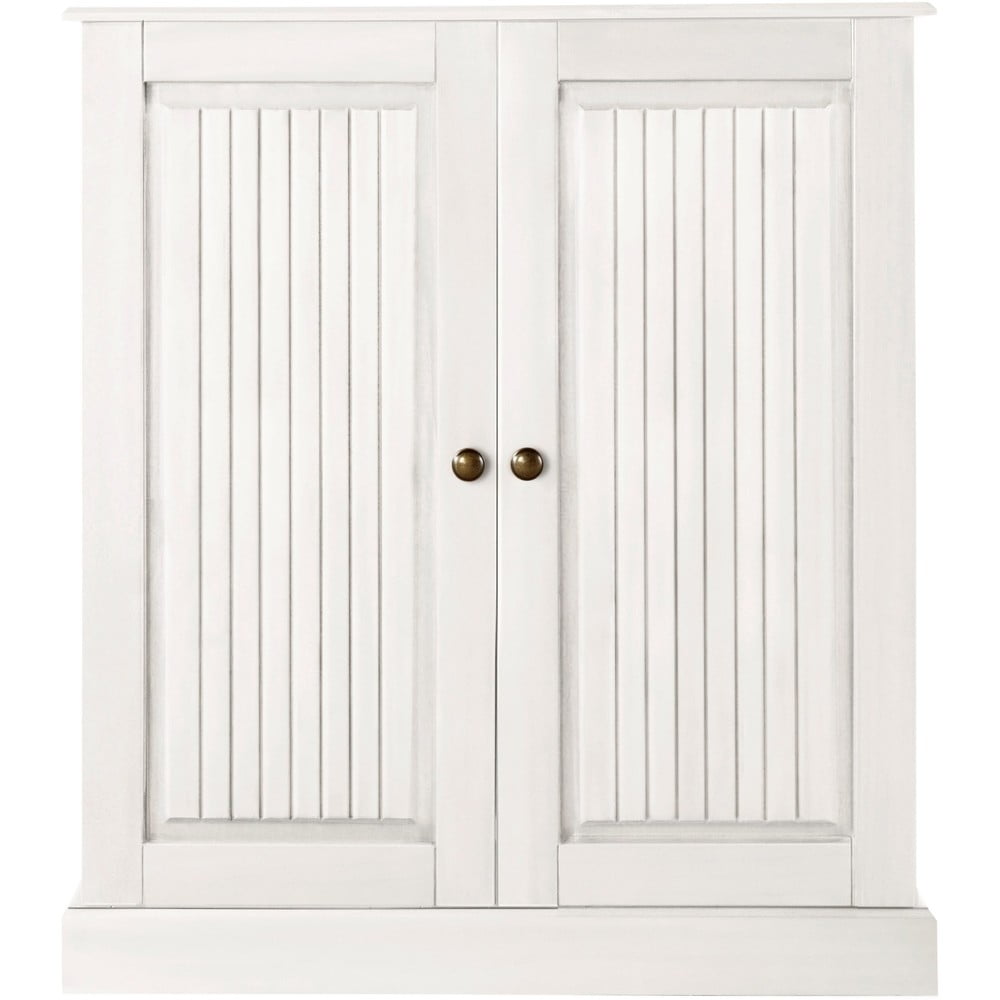 Fehér borovi fenyő szekrény 100x34 cm Mille – Støraa